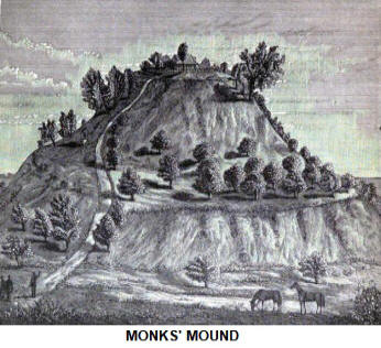 Monks Mound near Collinsville, Illinois