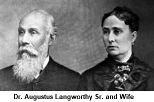 Dr. Augustus Langworthy Sr. and wife