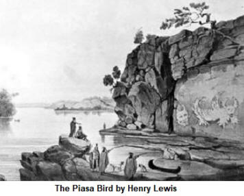 Piasa Bird, by Henry Lewis