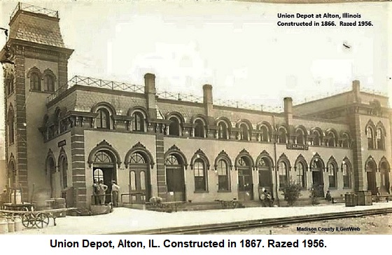 Union Depot, Alton, IL.