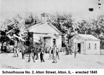 First Public School in Alton - Schoolhouse No. 2