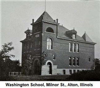 Washington School, Milnor St., Alton