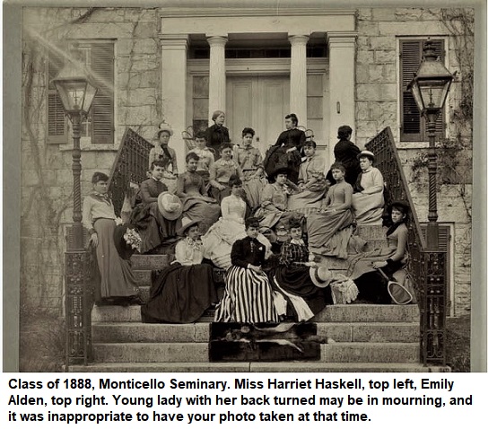 Class of 1888, Monticello Seminary