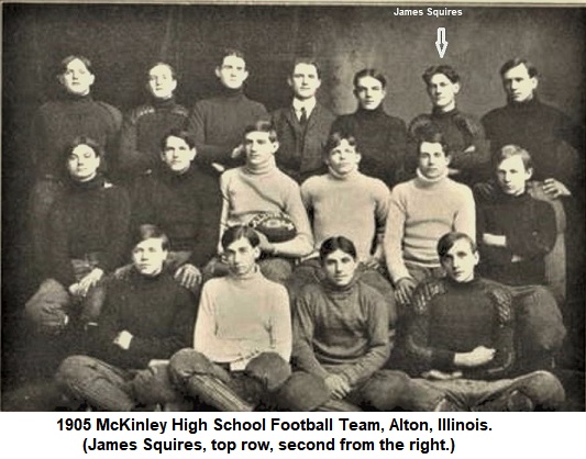 1905 McKinley High School Football Team, Alton, IL