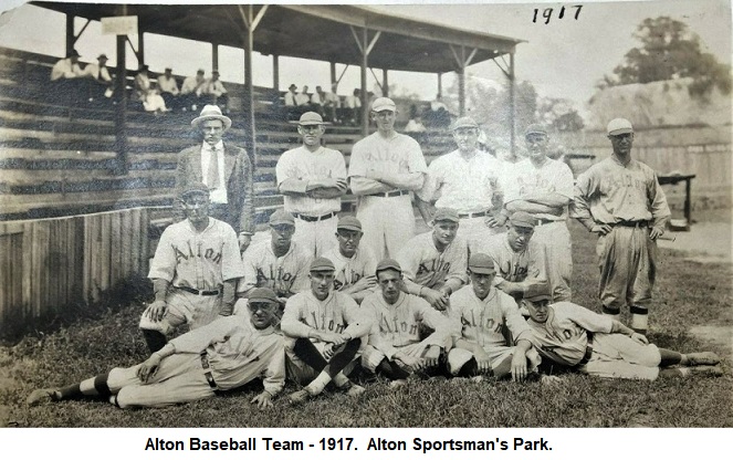 Alton Baseball Team - 1917