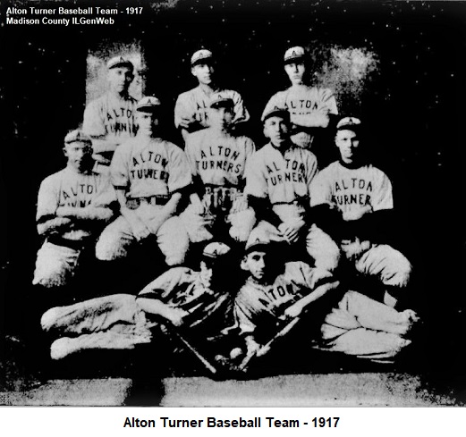 Alton Turner Baseball Team - 1917