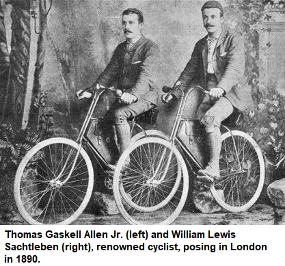 Thomas G. Allen & William L. Sachtleben, cyclist