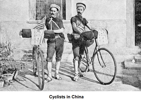 Cyclists in China