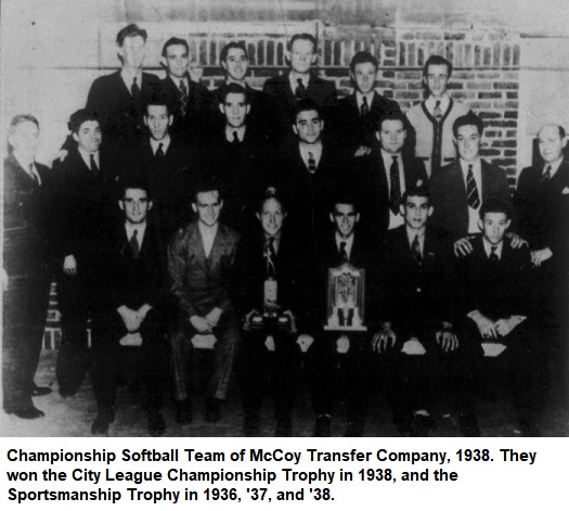 McCoy Transfer Co. Championship Team