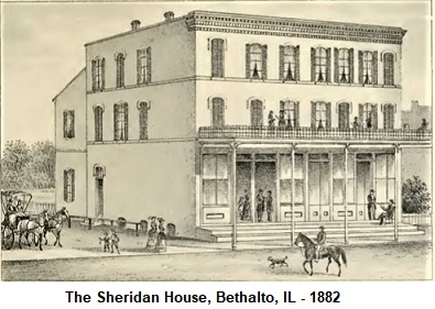 Sheridan House, Bethalto, IL - 1882