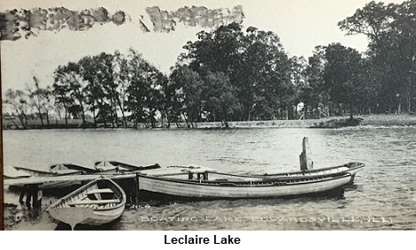 Leclaire Lake, 1918