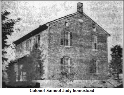Colonel Samuel Judy home