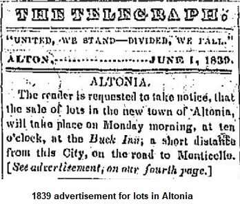 Altonia lots for sale - 1839