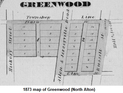 1873 map of Greenwood