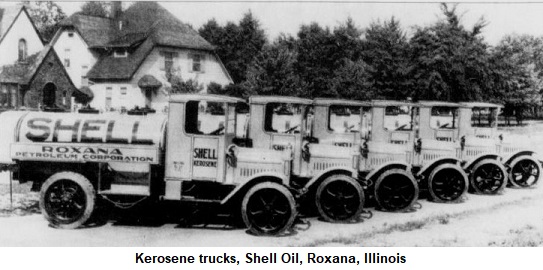 Kerosene trucks, Shell Oil