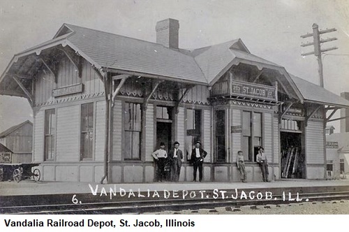 Vandalia Railroad Depot, St. Jacob