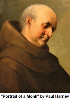 "Portrait of a Monk" by artist Paul Harney