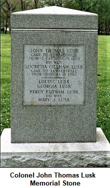 Colonel John Thomas Lusk