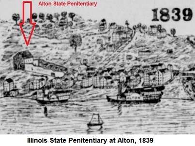 Illinois State Prison at Alton, 1839
