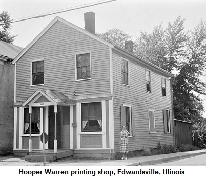 Hooper Warren print shop
